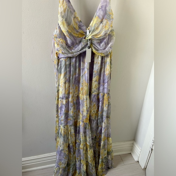 ASTR the Label - Elsa Floral Tiered Maxi Dress - NWT - XL - Picture 2 of 2